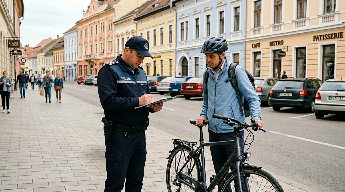Rendőri ellenőrzések célkeresztjében a marosvásárhelyi bringások – Kikértem a rendőrség adatait, mutatom, miért büntetnek!
